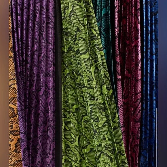 DELFI Collective Womens Multicolored Colorblock Snake Clara RARE Skirt Size XS - Picture 8 of 9